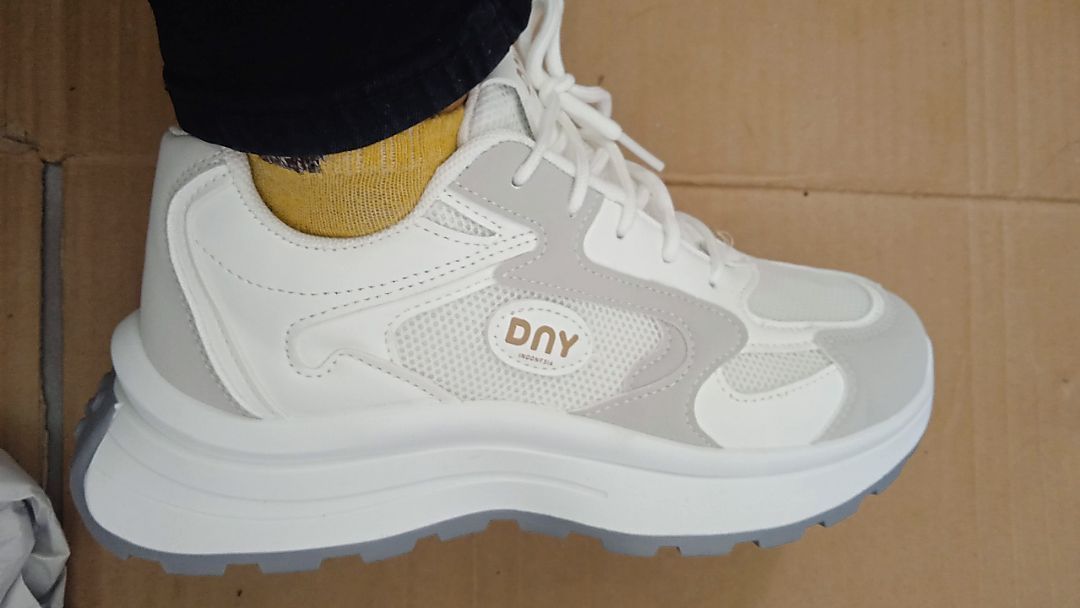 Sepatu DNY Sepatu Sneakers Wanita Spatu Olahraga Kekinian Sneaker Cewek Te Wanita Running Shoes 0483 - Buyer review photo