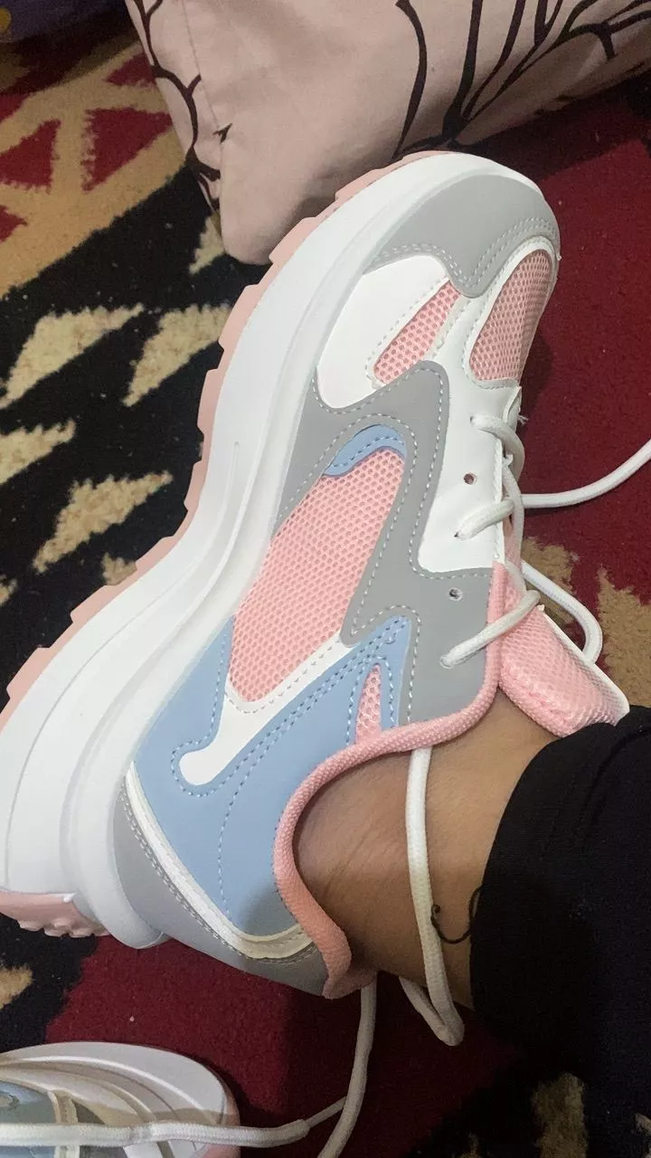 Sepatu DNY Sepatu Sneakers Wanita Spatu Olahraga Kekinian Sneaker Cewek Te Wanita Running Shoes 0483 - Buyer review photo