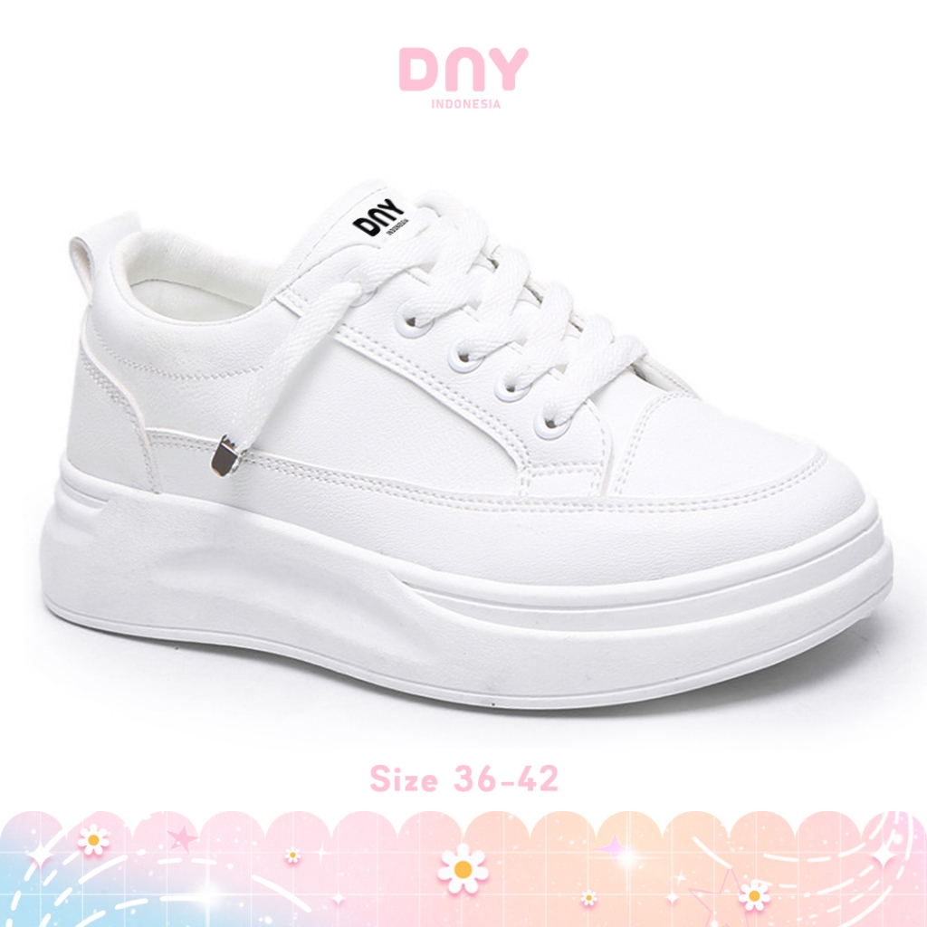 Sepatu DNY Sneakers Wanita Sepatu Perempuan Running Shoes Casual Shoes Spatu Olahraga Import 0010 - foto 1 dari 10
