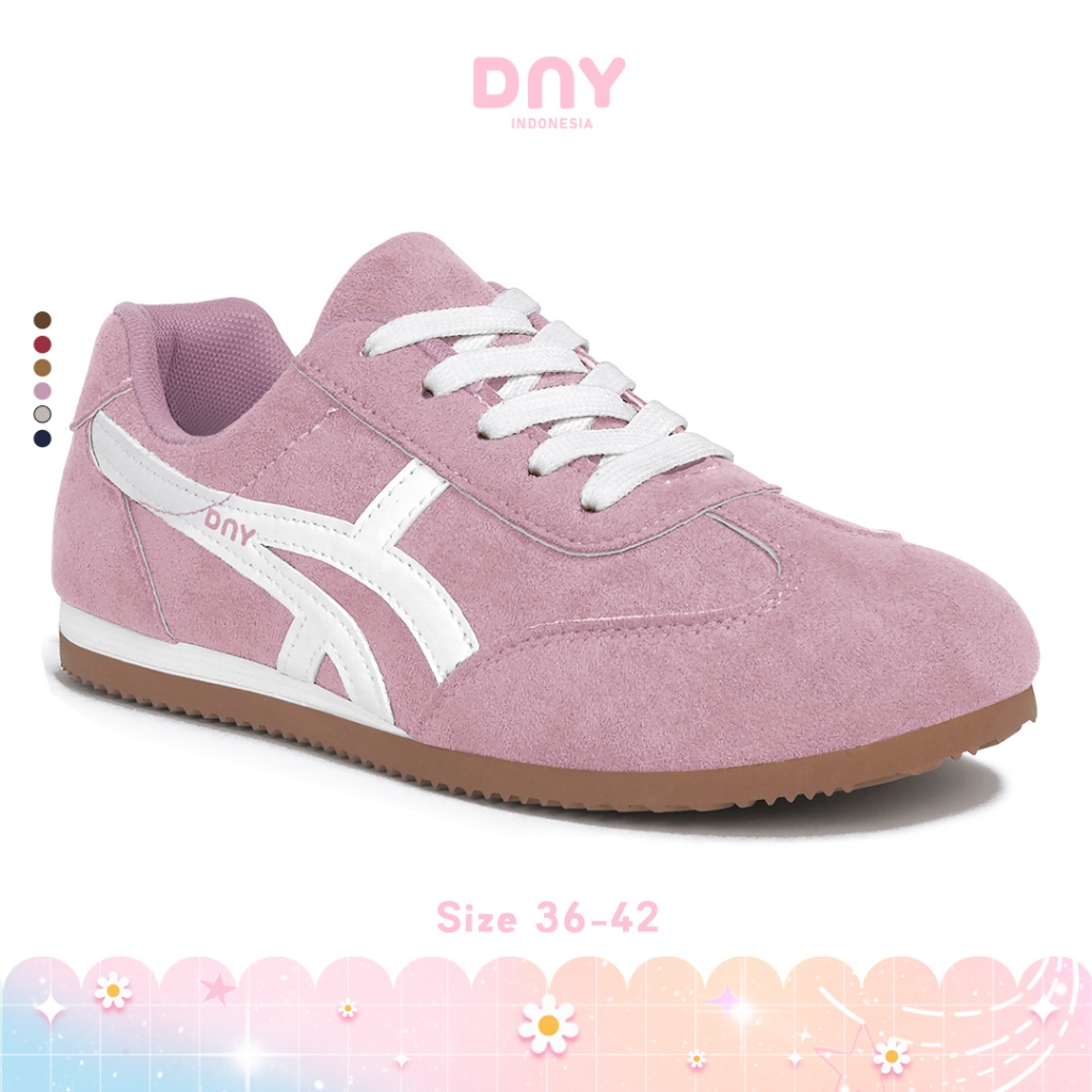 Sepatu DNY Sport Wanita Sneakers Olahraga Cewek Running Shoes Jogging Sepatu Senam Perempuan 0525A - foto 1 dari 10