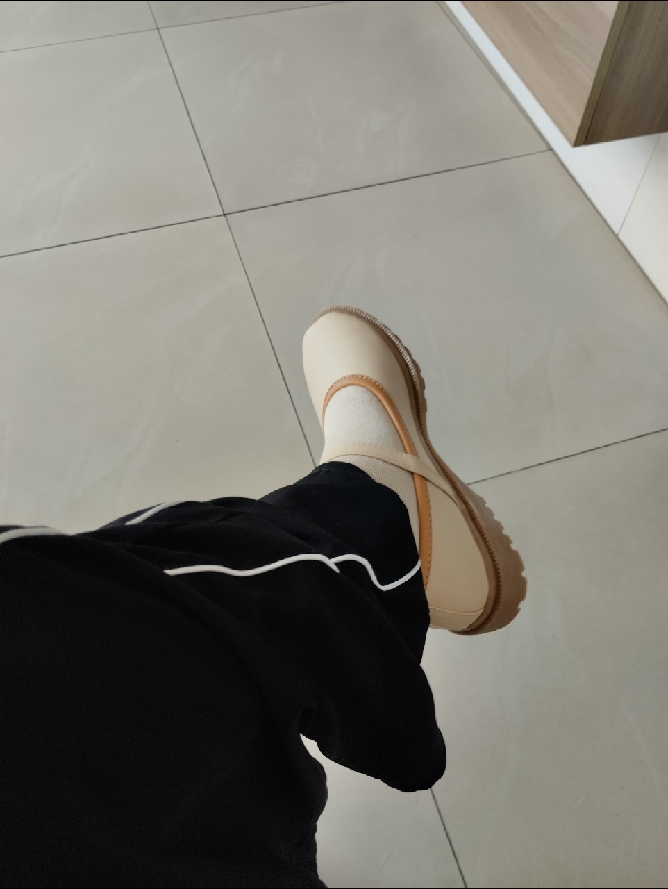 Sepatu Docmart Wanita Kerja Hitam Gesper / Flat Loafers Cewek Terbaru Korean Style Casual 039 - Foto ulasan pembeli