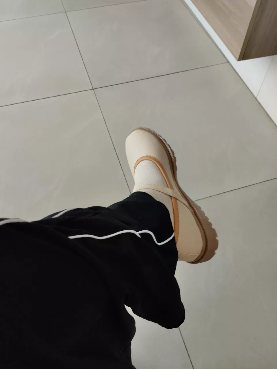 Sepatu Docmart Wanita Kerja Hitam Gesper / Flat Loafers Cewek Terbaru Korean Style Casual 039 - Foto ulasan pembeli