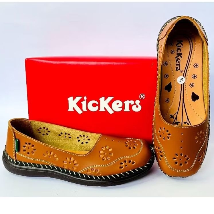 SEPATU KICKERS WANITA SLIP ON CASSUAL kode~mk50 - foto 1 dari 10