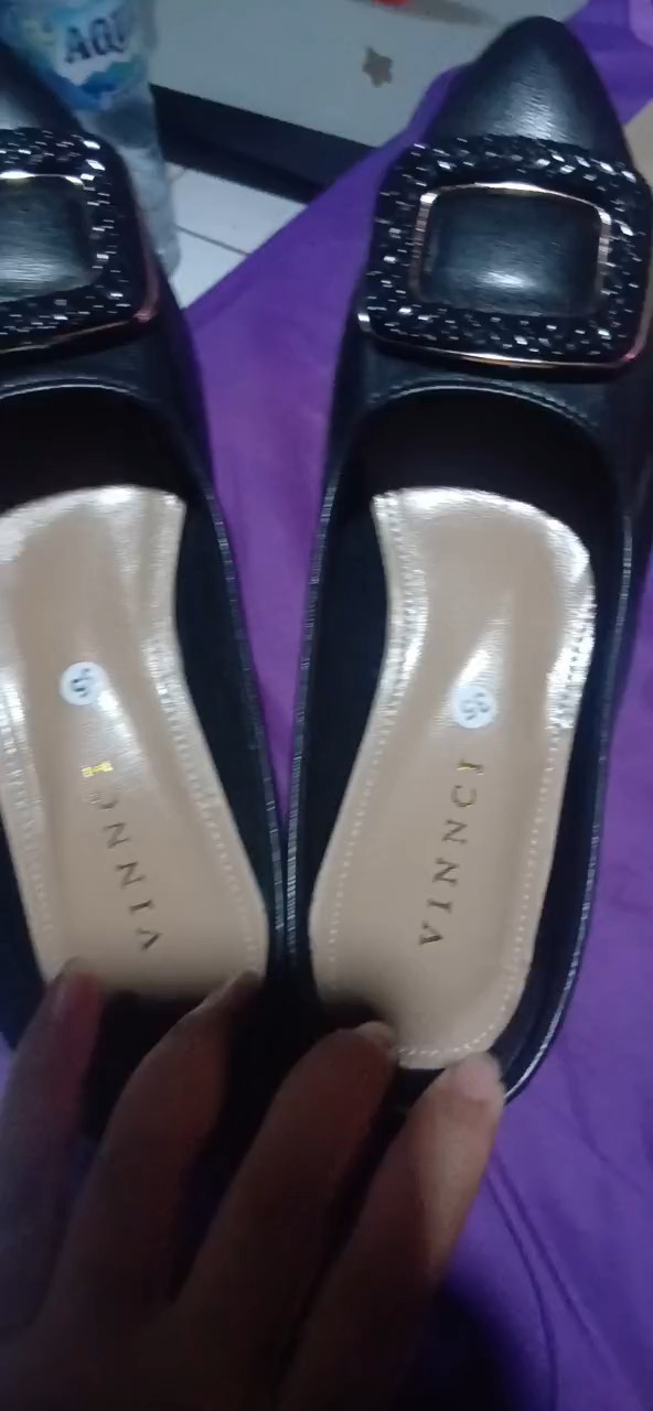 sepatu pancus wanita kantor bahan import premium - Foto ulasan pembeli
