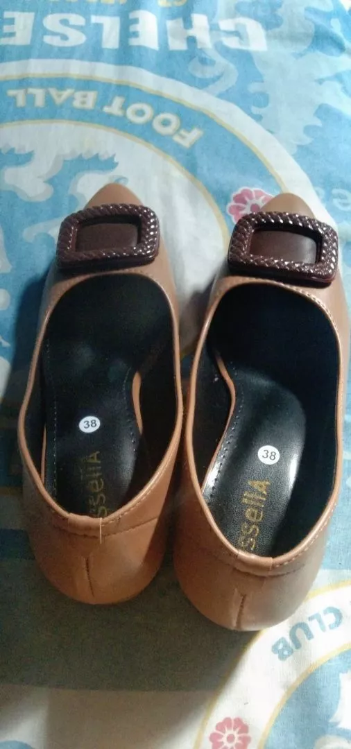 sepatu pancus wanita kantor bahan import premium - Foto ulasan pembeli