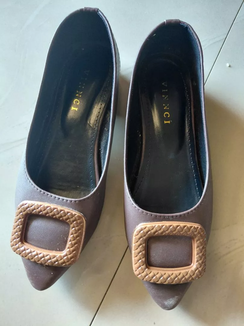 sepatu pancus wanita kantor bahan import premium - Foto ulasan pembeli