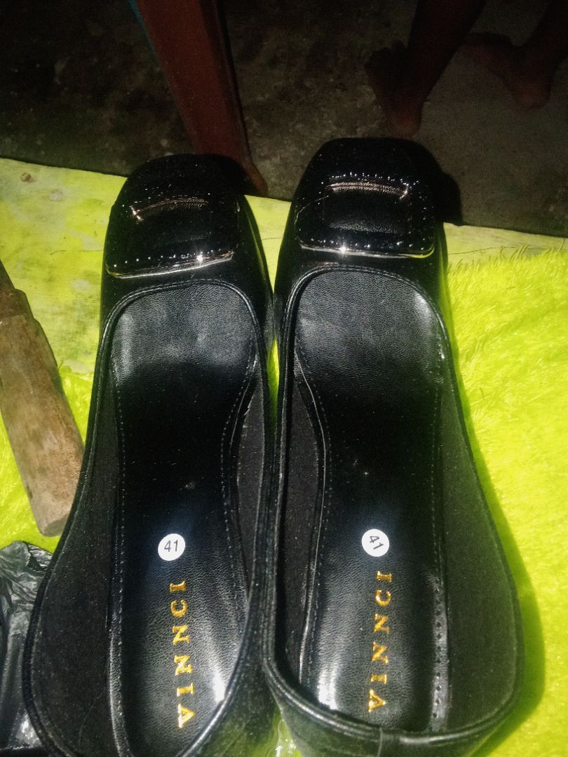sepatu pancus wanita kantor bahan import premium - Foto ulasan pembeli