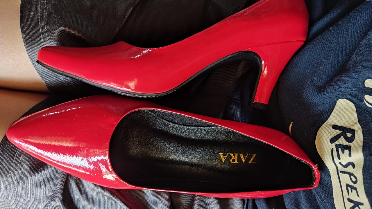 Sepatu Pantofel Wanita Kerja Hak Tinggi 7cm Anti Licin - foto 4 dari 10