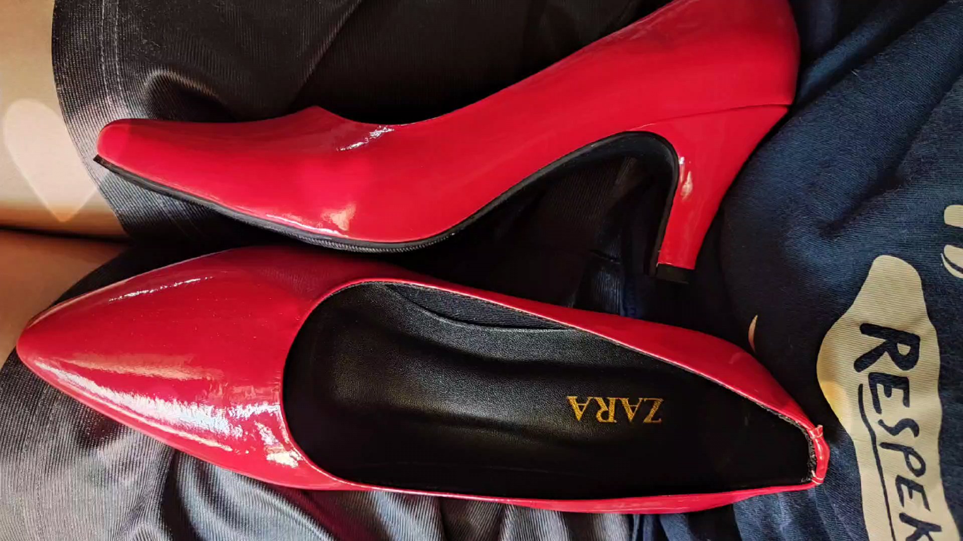 Sepatu Pantofel Wanita Kerja Hak Tinggi 7cm Anti Licin - Foto ulasan pembeli