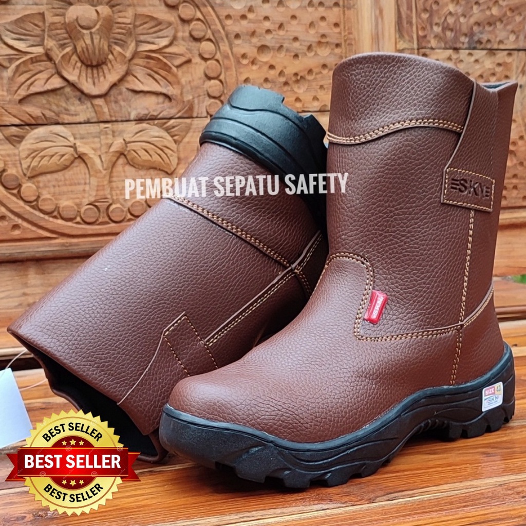 Sepatu Safety King Shoes Ujung Besi Kulit Terlaris
