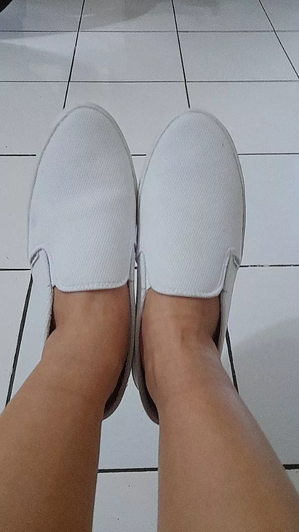 Sepatu Slip On Wanita Terbaru Kanvas Murah - Foto ulasan pembeli
