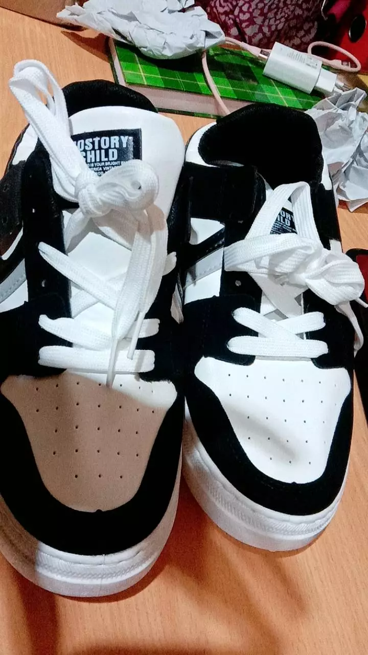 Sepatu Sneaker Import Sepatu kasual ( ALFA ) Terbaru Trendy BISA COD GRATIS ONGKIR - Foto ulasan pembeli