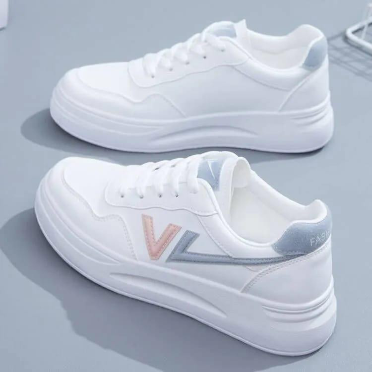 Sepatu Sneakers Wanita Putih Korean Style 36-40 - foto 8 dari 10