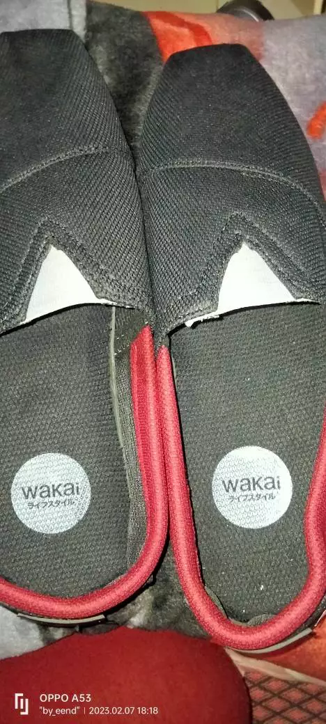 Sepatu Wakai Slip On Pria Wanita Termurah Nyaman - Foto ulasan pembeli