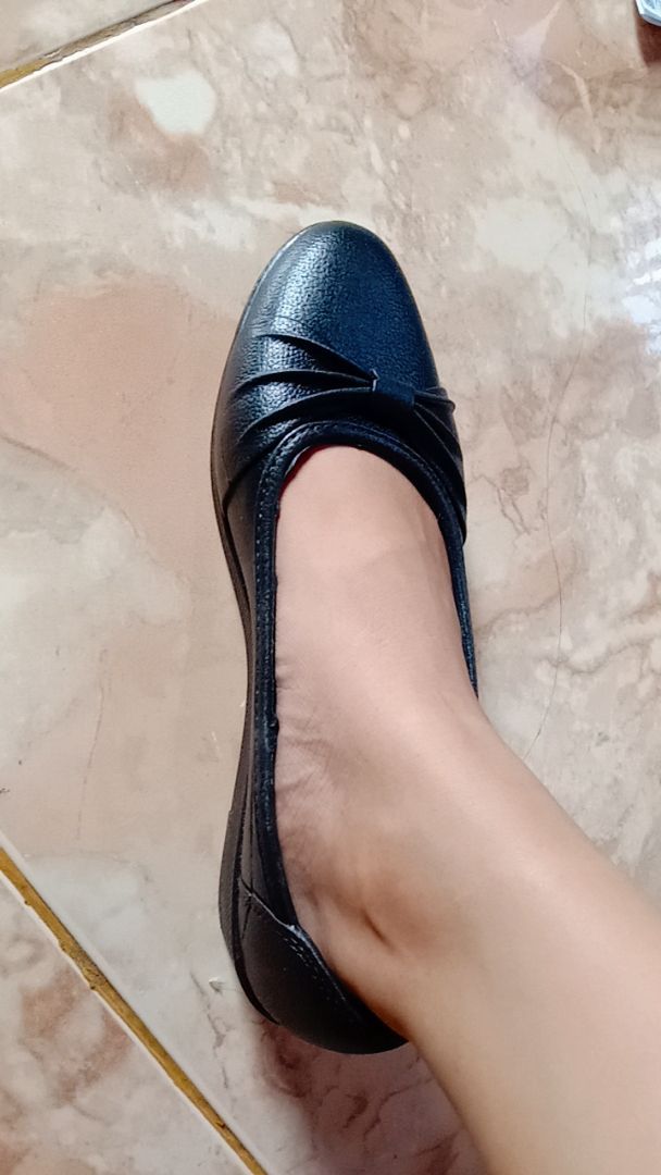 SEPATU WANITA WEDGES JELLY PITA CL983-1 - Foto ulasan pembeli