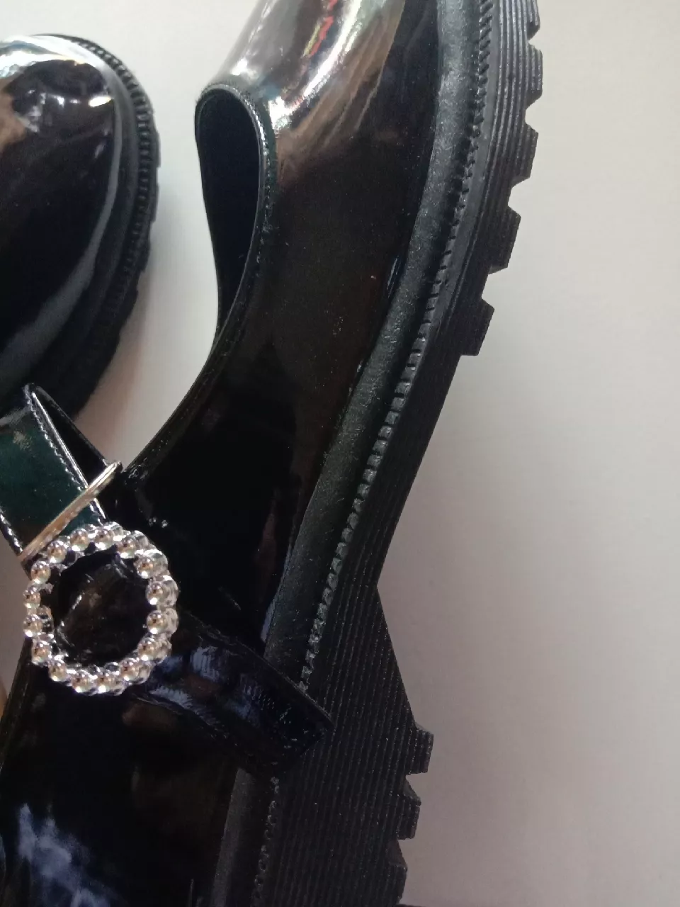 Sepatu Wanita Murah Sneakers Song Hye Kyo Dots Pro Stars Hitam Cokelat Muda TerHits P1M0 Calm Cantik - Foto ulasan pembeli