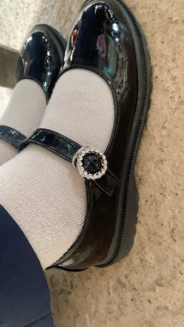 Sepatu Wanita Murah Sneakers Song Hye Kyo Dots Pro Stars Hitam Cokelat Muda TerHits P1M0 Calm Cantik - Foto ulasan pembeli