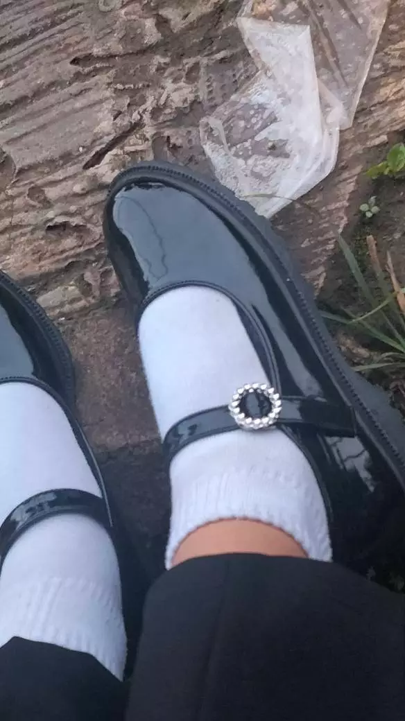 Sepatu Wanita Murah Sneakers Song Hye Kyo Dots Pro Stars Hitam Cokelat Muda TerHits P1M0 Calm Cantik - Foto ulasan pembeli