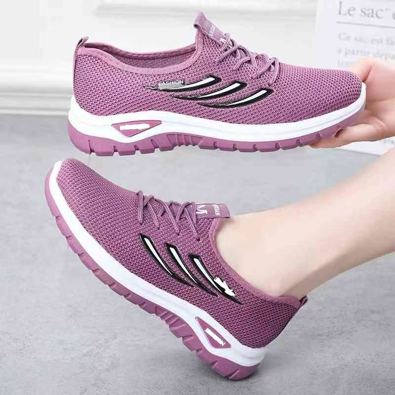Sepatu Wanita Slip On Rajut Ringan Casual - foto 1 dari 10