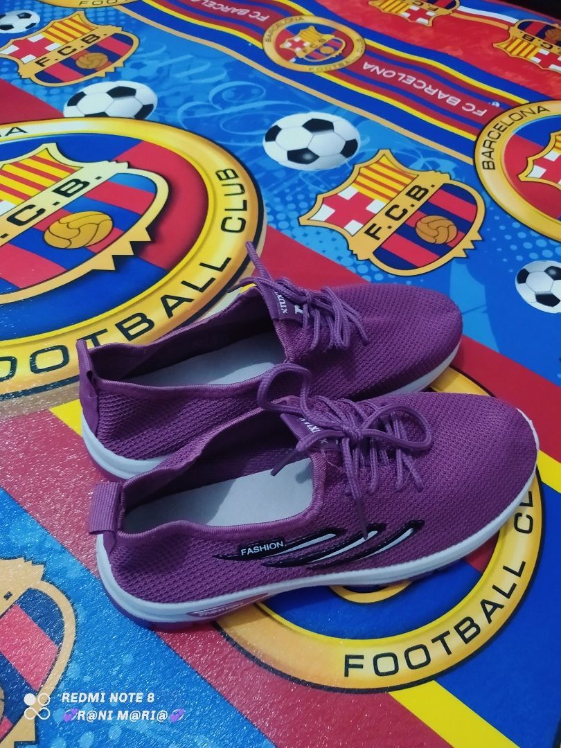 Sepatu Wanita Slip On Rajut Ringan Casual - foto 10 dari 10