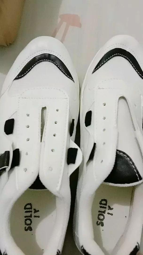 Sepatu Wanita Sneakers Wanwoo Sepatu Sneakers Wanita Tali - Foto ulasan pembeli