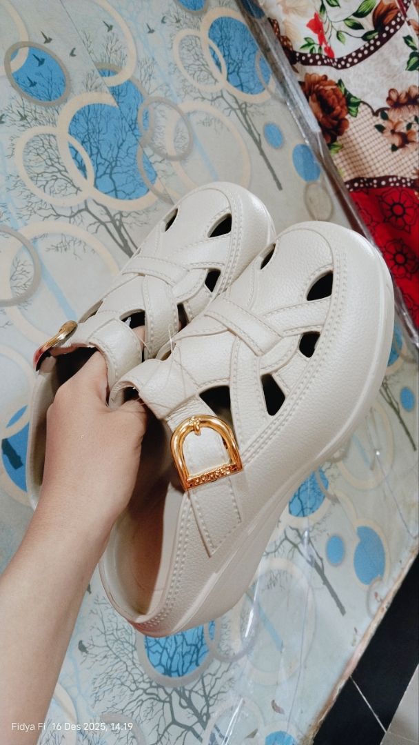Sepatu Wedges Wanita Empuk Anti Slip 4CM - foto 10 dari 10, meldasari443