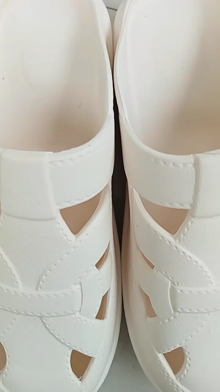 Sepatu Wedges Wanita Empuk Anti Slip 4CM - Foto ulasan pembeli