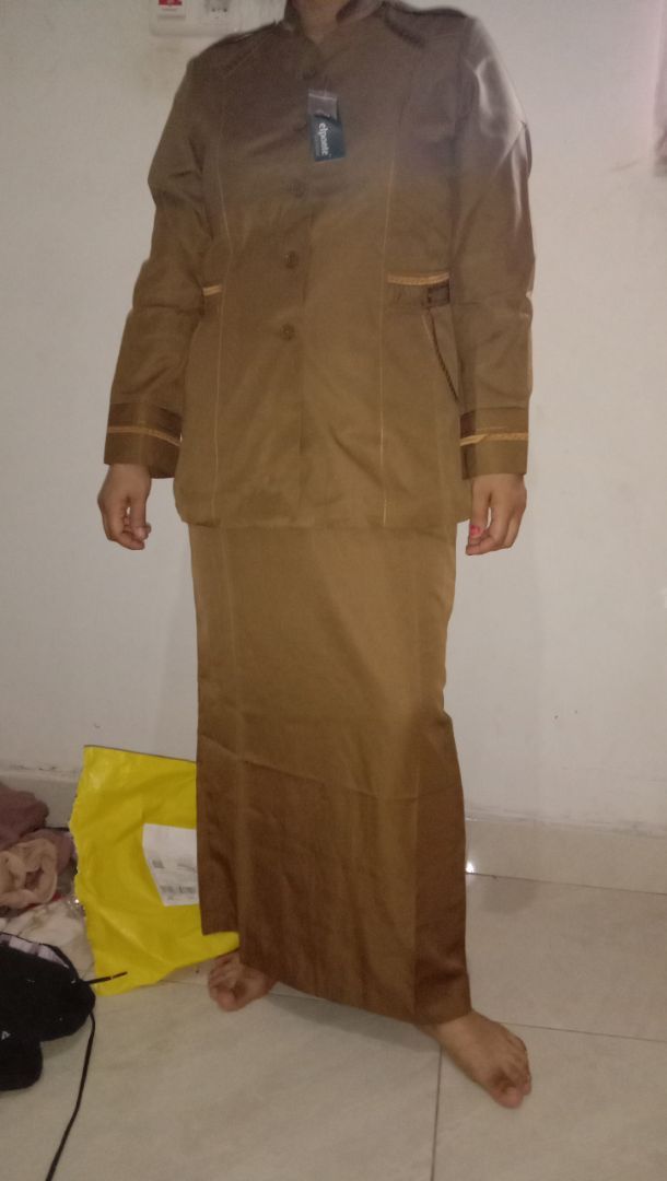 Seragam Dinas Kerja Pemda wanita 902 Setelan Rok. A /Rok Span/Celana Panjang - Foto ulasan pembeli