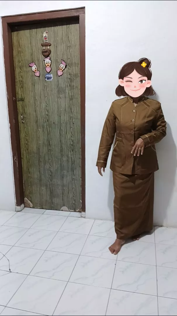 Seragam Dinas Kerja Pemda wanita 902 Setelan Rok. A /Rok Span/Celana Panjang - Foto ulasan pembeli