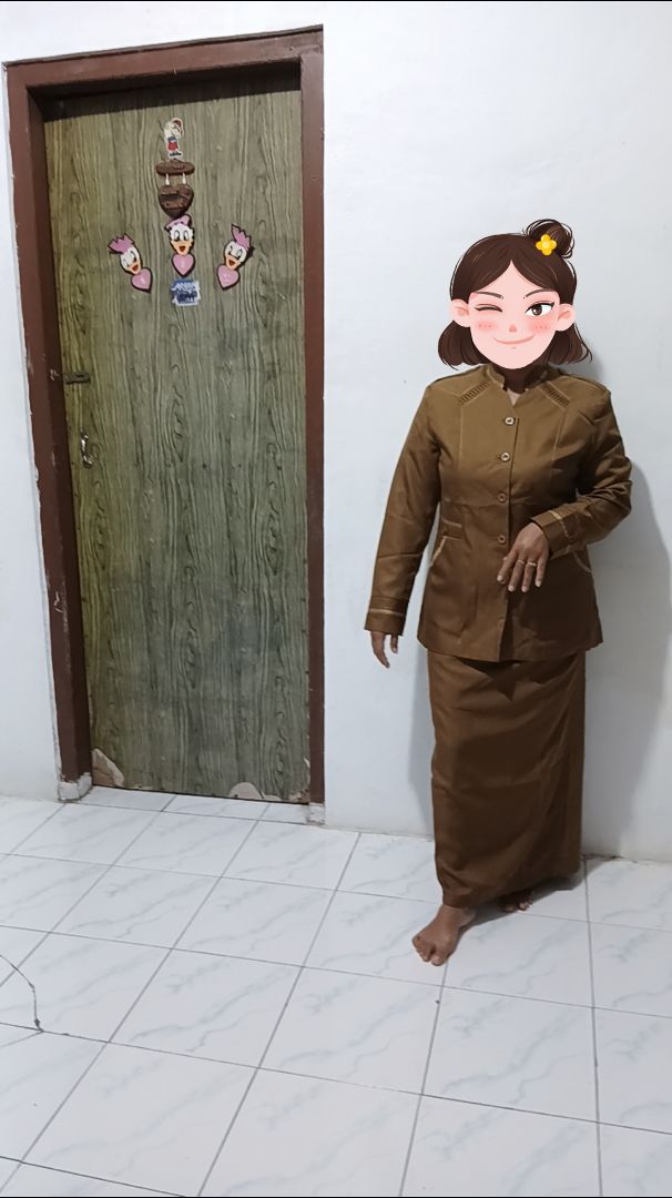 Seragam Dinas Kerja Pemda wanita 902 Setelan Rok. A /Rok Span/Celana Panjang - Foto ulasan pembeli
