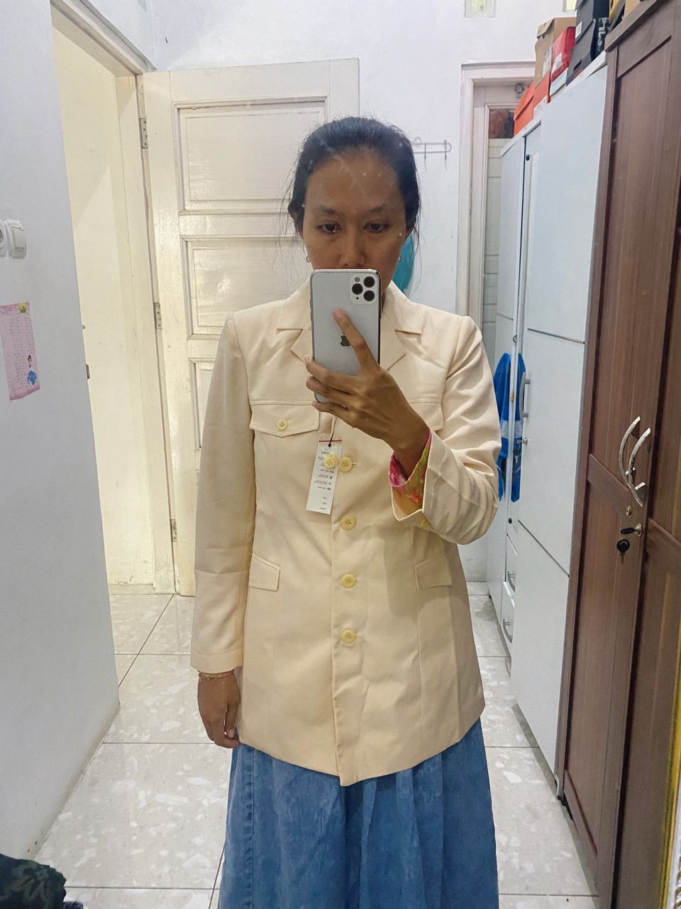 Seragam KEMHAN Wanita Adem Furing Banyak Ukuran - Foto ulasan pembeli