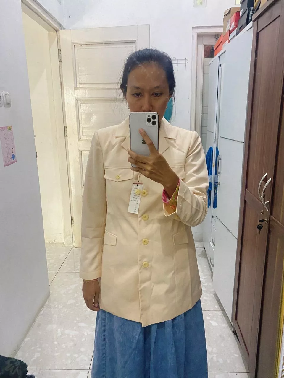 Seragam KEMHAN Wanita Adem Furing Banyak Ukuran - Foto ulasan pembeli