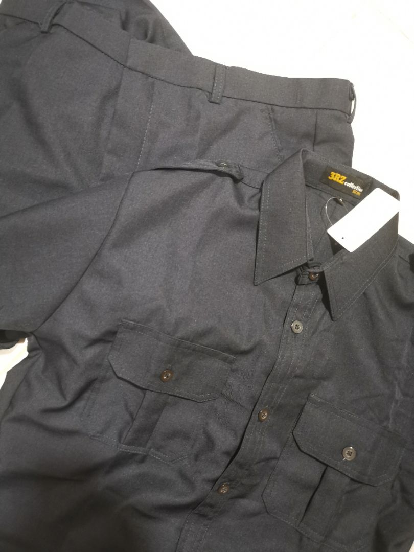 Seragam Kerja Pria Navy Hitam Baju Dinas Terbaru - Foto ulasan pembeli
