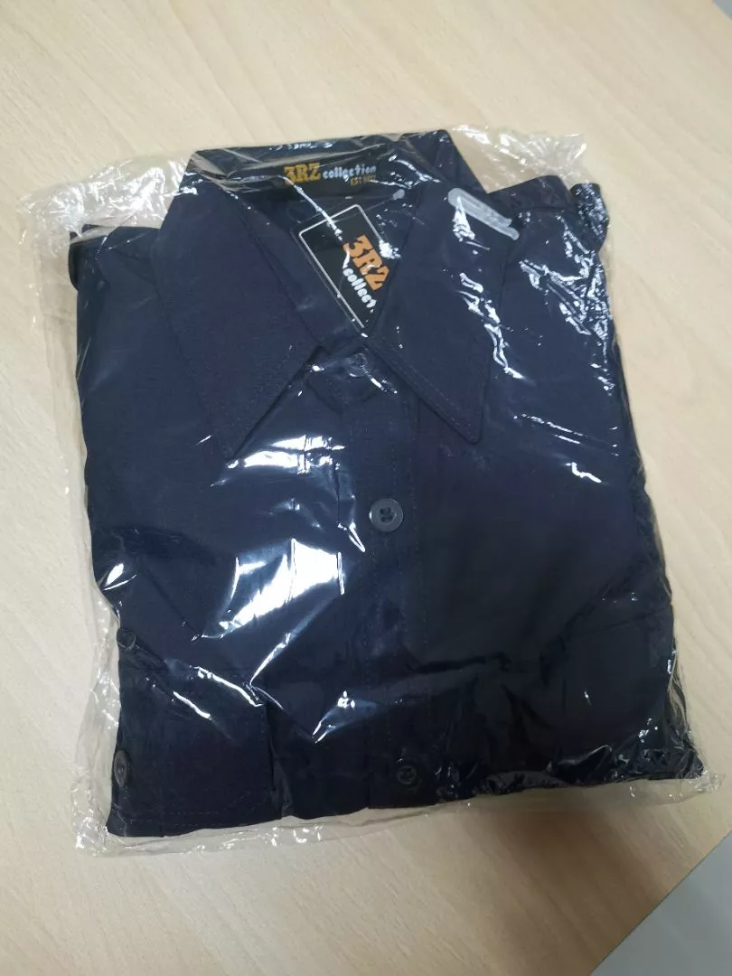 Seragam Kerja Pria Navy Hitam Baju Dinas Terbaru - Foto ulasan pembeli