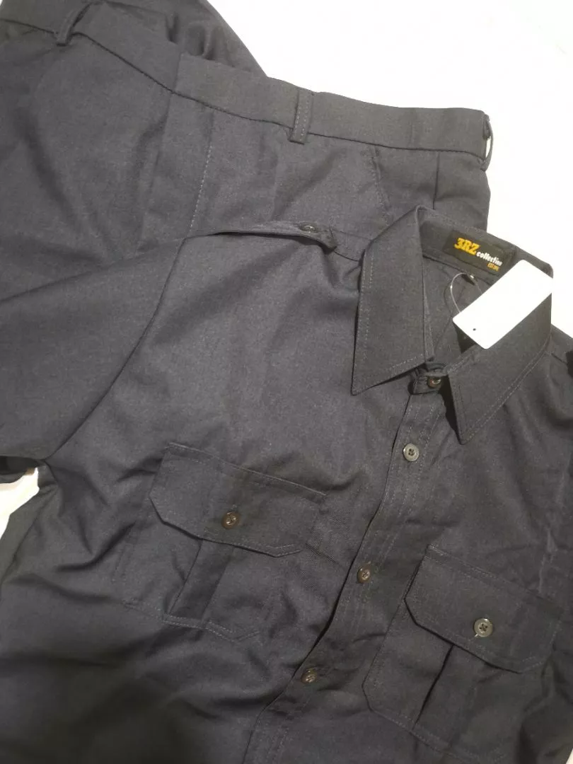 Seragam Kerja Pria Navy Hitam Baju Dinas Terbaru - Foto ulasan pembeli