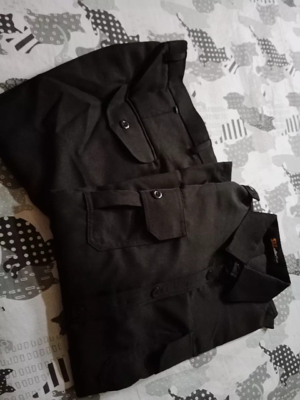 Seragam Kerja Pria Navy Hitam Baju Dinas Terbaru - Foto ulasan pembeli