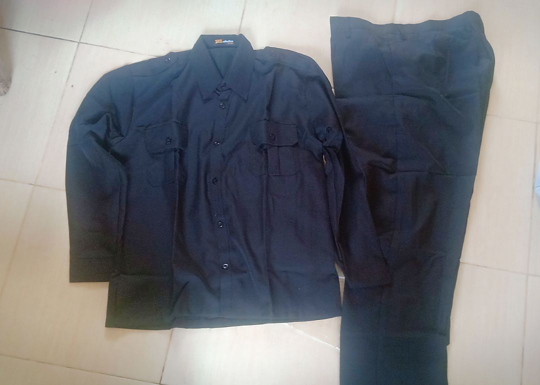 Seragam Kerja Pria Navy Hitam Baju Dinas Terbaru - Foto ulasan pembeli