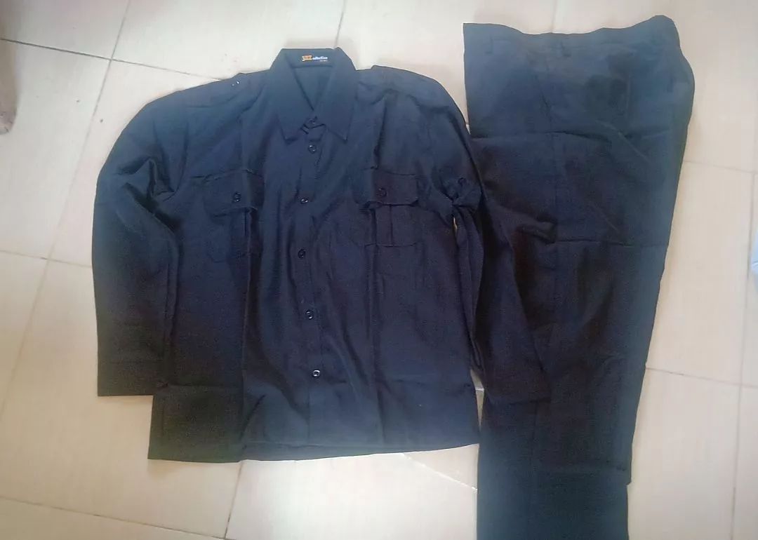 Seragam Kerja Pria Navy Hitam Baju Dinas Terbaru - Foto ulasan pembeli
