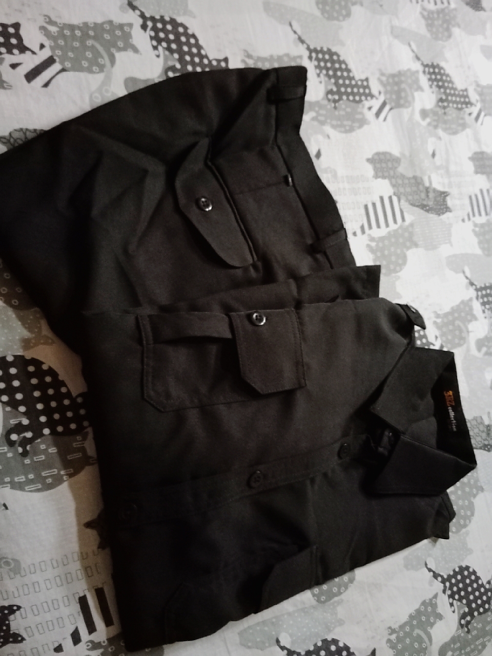 Seragam Kerja Pria Navy Hitam Baju Dinas Terbaru - Foto ulasan pembeli