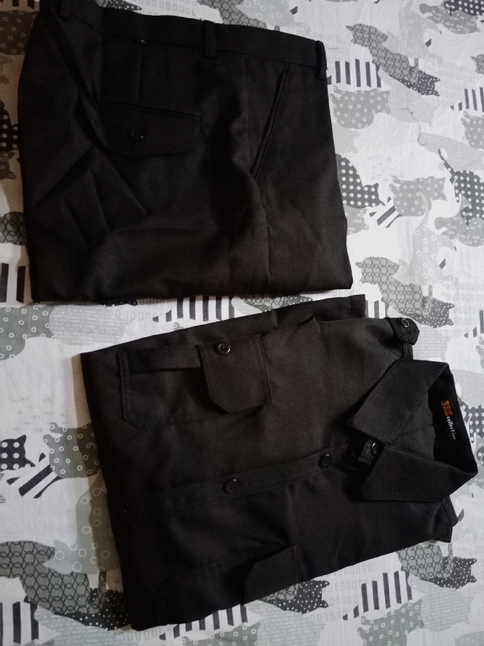 Seragam Kerja Pria Navy Hitam Baju Dinas Terbaru - Foto ulasan pembeli