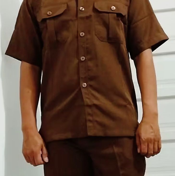 Seragam Kerja Pria Asyraf By Syakira Semi Wool - Foto ulasan pembeli