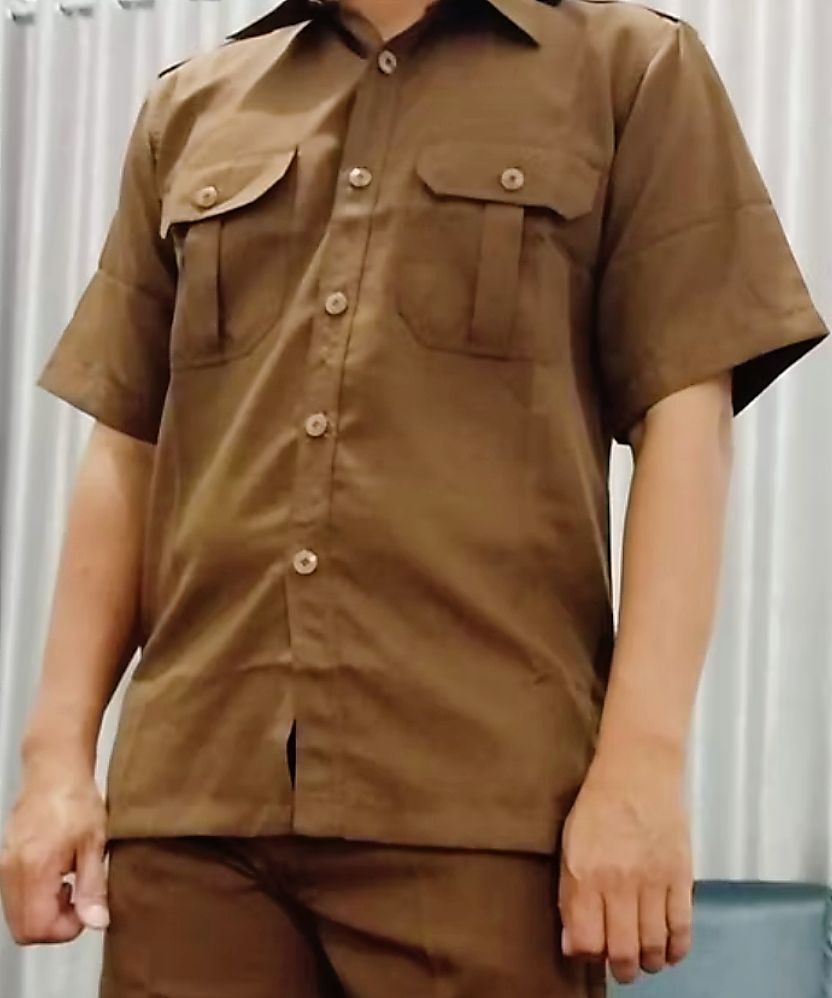 Seragam Kerja Pria Asyraf By Syakira Semi Wool - Foto ulasan pembeli