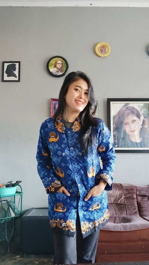 Seragam Korpri Wanita Resmi Sesuai SK PP berlapis furing kain PREMIUM GRADE A - Foto ulasan pembeli