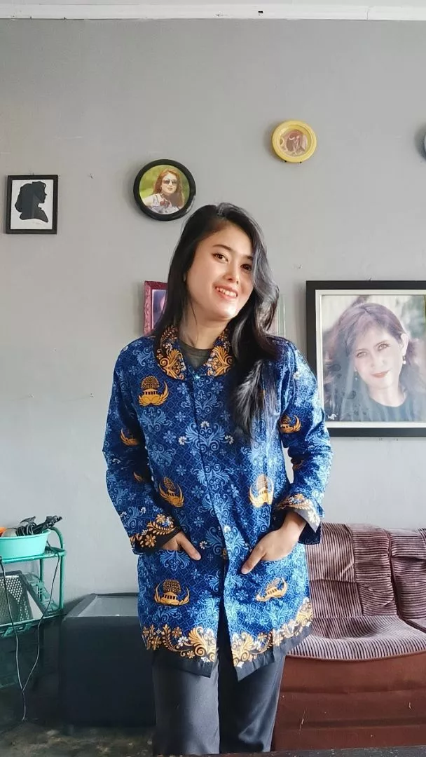 Seragam Korpri Wanita Resmi Sesuai SK PP berlapis furing kain PREMIUM GRADE A - Foto ulasan pembeli