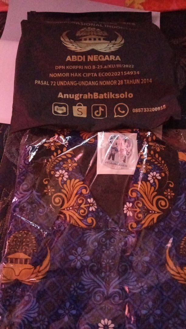 Seragam Korpri Wanita Resmi Sesuai SK PP berlapis furing kain PREMIUM GRADE A - Foto ulasan pembeli