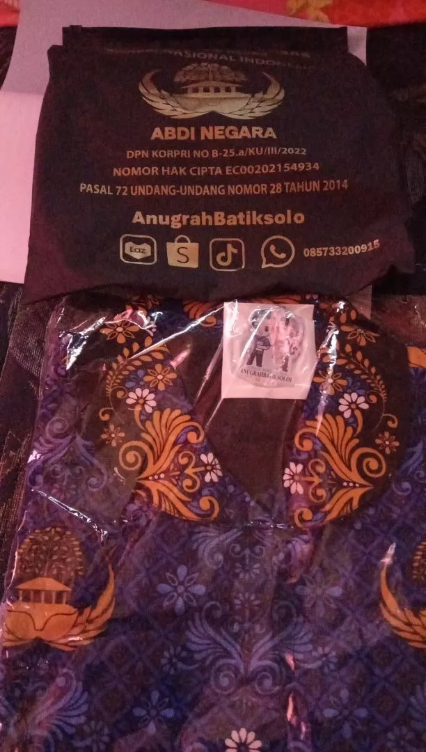 Seragam Korpri Wanita Resmi Sesuai SK PP berlapis furing kain PREMIUM GRADE A - Foto ulasan pembeli