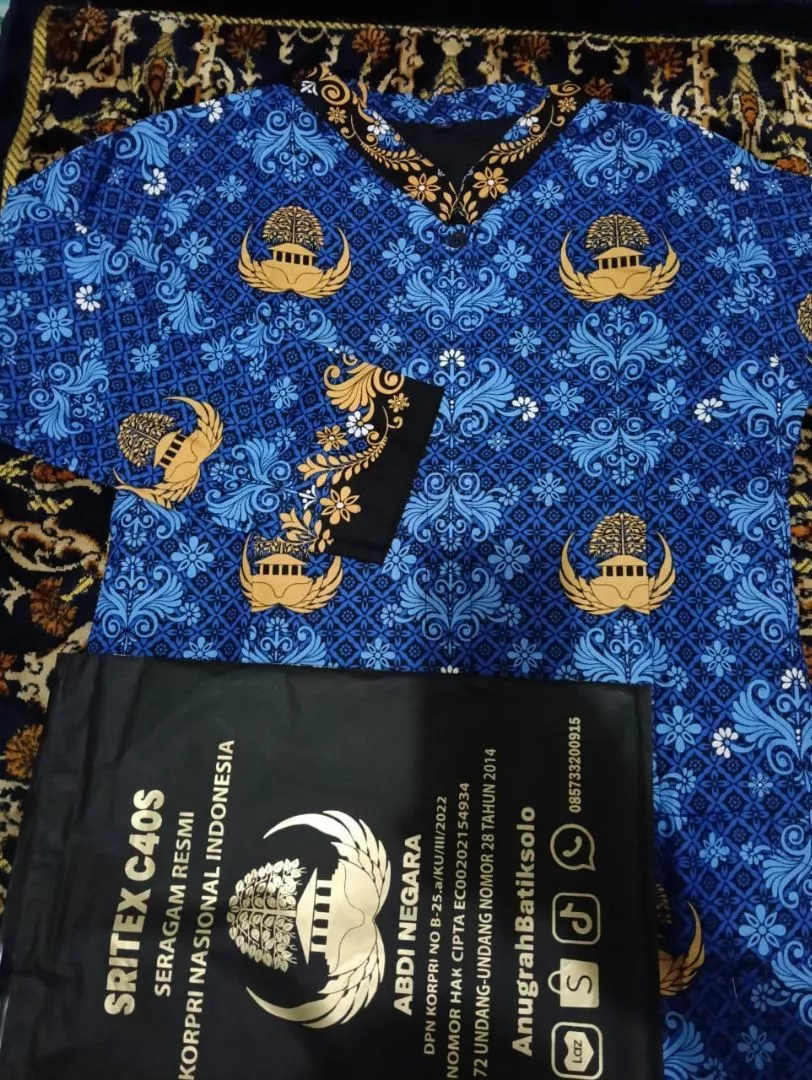 Seragam Korpri Wanita Shanghai Lapis furing kain - Foto ulasan pembeli
