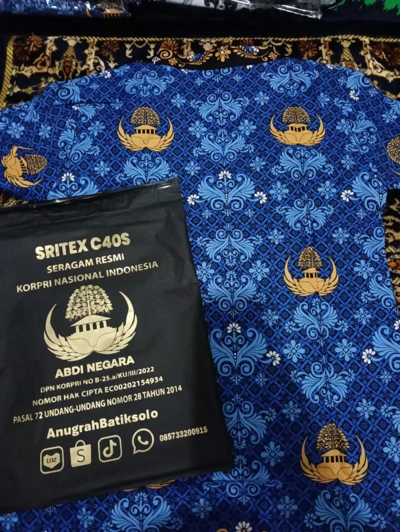 Seragam Korpri Wanita Shanghai Lapis furing kain - Foto ulasan pembeli