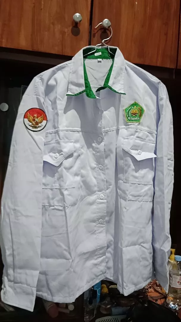 Seragam Pertiwi PDH Pria Khaki Premium S-XXXL - Foto ulasan pembeli