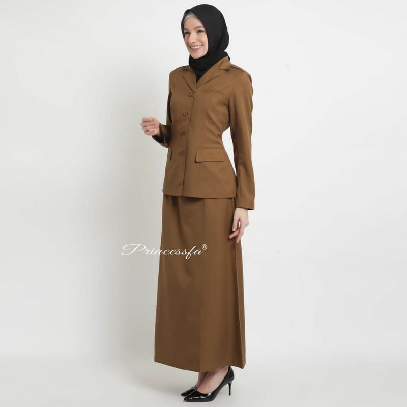 Seragam PNS/PEMDA Princessfa Premium Elegan - foto 3 dari 10, nurkhotijah123